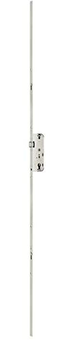 Serrure 2 points à encastrer DECENA + 2 prolongateurs 423mm avec 1 galet têtière 18mm