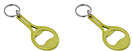 munkees Lot de 2 porte-clés décapsuleur de tennis - Vert - 340559