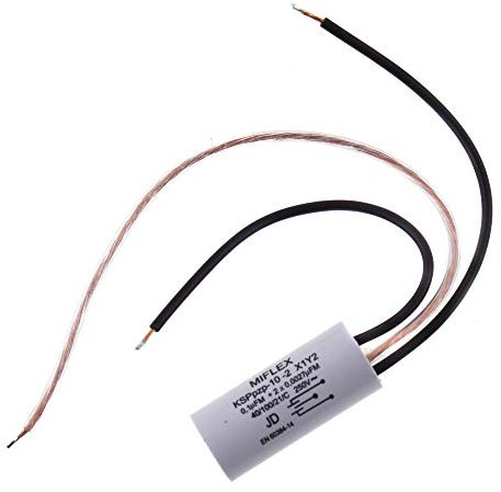 EntstörKondensator 0,1uF 2X 0,0027uF; 16x37mm; Miflex; KSPpz-10-2