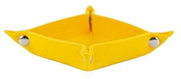 Oblique Unique® Filzschale mit Druckknöpfen als Schlüsselablage Ablage für Kleingeld Smartphone DIY Deko Schale Box - Farbe wählbar (Gelb)