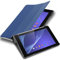 Cadorabo Hülle kompatibel mit Sony Xperia Tablet Z2 (10.1 Zoll) Tablethülle mit Auto Wake Up aus Kunst Leder Flip Klappbare Magnetische Cover Hülle für Sony Xperia Tablet Z2 (10.1 Zoll) Tasche in Blau