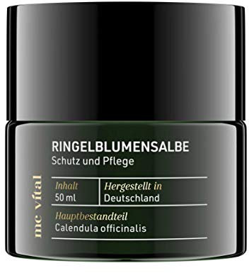 McVital Ringelblumensalbe 50 ml • Mit Traubenkernöl/OPC und Bienenwachs • 100% natürlich - Pflegend und schützend