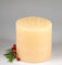 Rustic 3 Docht Kerze Champagner, Creme, 12 x 12 cm – Rustik Dreidochtkerze, Vintage Kerze mit Struktur, Mehrdochtkerze. Eine schöne Kerze für Ihr Zuhause. 3 wick pillar candles.(4000)