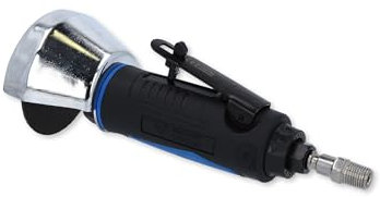 BRILLIANT TOOLS Druckluft Winkelschleifer BT160703 18.000 U/min I Trennschleifer mit Drehzahl-Regulierung & verstellbares Schutzblech I Für Trennscheiben 76 x 1,6 x 10mm
