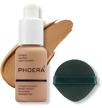Full Coverage Foundation,Great Choice and Gift | Liquid Foundation,Waterproof,Long Lasting Perfect Matte Oil-Control Concealer (#105 Sand, 30ml)