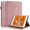 L&Btech Funda para iPad Mini 1 2 3 4 5, Prima Cuero Carcasa Ligera 7,9 pulg Protector de Cartera con Función de Soporte y Auto-Reposo/Activación, para iPad Mini 5 4 3 2 1 - Oro Rosa