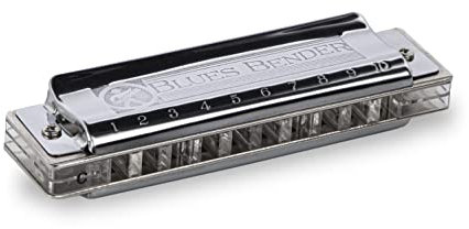 Hohner Blues Bender Mundharmonika, G-Taste, Edelstahl (M586BX-G)