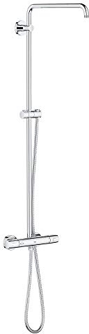 GROHE 26728000 Euphoria CoolTouchThermostatic Shower System, Starlight Chrome