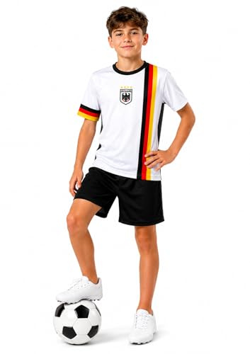 Fussball Fan Set Deutschland Germany Trikot + Shorts Gr. 134/140, JS1.26