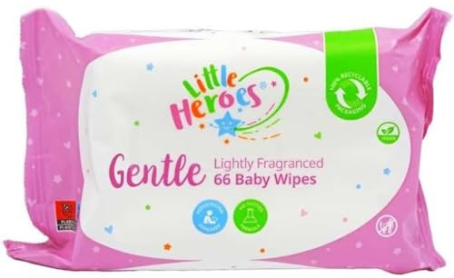 Regal Little Heroes Baby Wipes, 66 Count, Unscented, Alcohol Free, Gentle for Baby Skin