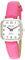 Ravel - Quadratische Silber-Damenarmbanduhr Brighter Days- Analog Quarz - R0141.05.2 - Fuchsia-Rosa