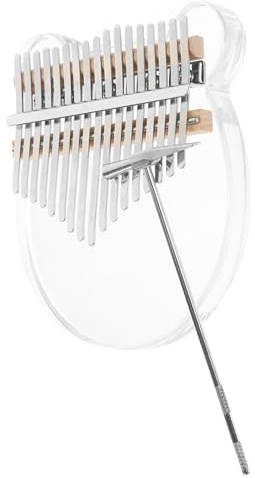 Mikinona 1satz Kalimba Transparent Daumenklavier Für Anfänger Tragbares Mit Zubehör Klarer Und Robustem Design Für Musikliebhaber