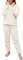 TOMEEK Set Pigiama Invernale da Donna Set da Pigiama a Maniche Lunghe in Pile Set da Salotto Morbido Caldo per la Casa con Felpa e Pantaloni,Bianco,Taglia XXL
