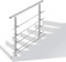 Daromigo Corrimano in acciaio inox, 100 cm, con 4 barre trasversali, corrimano regolabile, Ø 42 mm, ringhiera per scale in acciaio inox, per interni ed esterni, scale, balcone