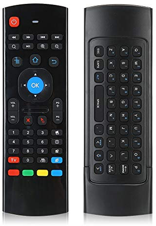 MX3 2.4G Wireless Air Fly Mouse Motion Sensing Infrared Remote Controller for TV PC with 6 Axis Gyroscope and G Sensor, Comfortable Hand Feeling