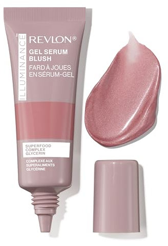 Revlon Illuminance Gel Sérum Blush, Joue Visiblement Repulpée, Fini Lumineux et Hydratation Toute la Journée, 110 Enchanting Mauve, 11 ml.