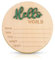 Ankündigungsschild Baby, 15cm Holz “Hello World” Willkommensschild für Neugeborene Namensschild Baby Geburt für Foto-Requisiten Babyparty Krankenhaus Kinderzimmer (Grün)