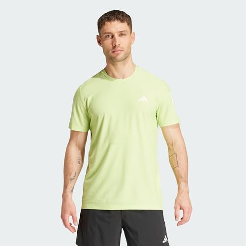 adidas Herren Own the Run Tee, Pulse Lime, XL