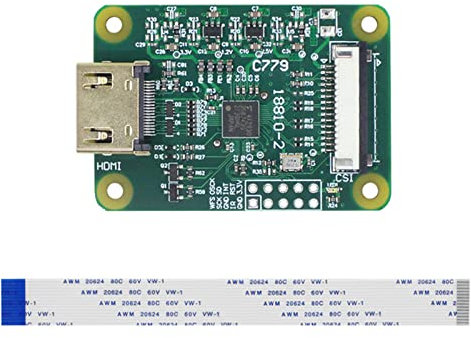 Mumuve HDMI-kompatibel zu CSI-2 C779 Adapter, unterstützt Eingang bis zu 1080p25fps für Rasperry 4B 3B 3B+ W C779