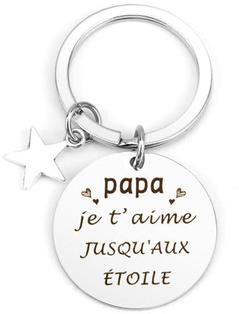 Cadeau Fete Des Peres Original Cadeau Papa Porte-Clés Cadeau Noël Papa Porte Clés De Papa Cadeau Pour Papa Cadeau Anniversaire Papa Cadeaux Homme Cadeaux Papa De Fille Fils Cadeau Papa Noel