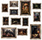 TWNSLLA Dark Academia Dekor, viktorianische Gothic-Wanddekoration für Schlafzimmer, dunkle Akademie, Wandkunst, Gothic-Poster, Kunstdrucke, Leinwand, stimmungsvolle Wandkunst, ästhetische Bilder,