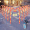 HELESIN 12 Stück Weihnachtsdeko Aussen, Solar LED Zuckerstangen Weihnachtsbeleuchtung Außen mit Funkelnde Schneeflocke, 8 Beleuchtungsmodi Zuckerstangen Weihnachten Deko für Rasen, Terrasse, Geschenke