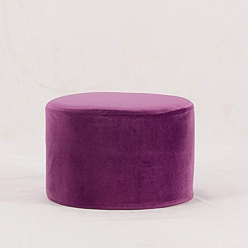 AJYBYUKJ Sitzsack-Puff, 40 cm x 28 cm, runder Fußhocker für Wohnzimmer und Schlafzimmer, Sitzsäcke, kleine Sitzbänke, grau Beauty Comes