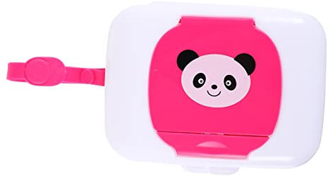 QUMIIRITY Feuchttücherbox Aus Pp Kunststoff Tragbar Mit Druckknopf Outdoor Aufbewahrungsetui Für Babys Und Kleinkinder Mit Riemen