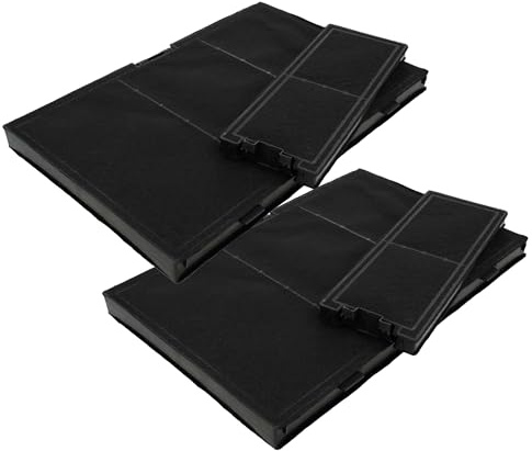 vhbw 4x Filter kompatibel mit Neff Z51AIT0X0 | Z51AIU0X0, D96IMW1NO, Z51AIT0X, S95IHM1S0B, DIHM951S Dunstabzugshauben - 4x Aktivkohlefilter