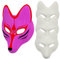 ERINGOGO Maske Weiße Requisite Unvollendete Maske Für Halloween-party 4 Stück Blanko Handbemalte Masken
