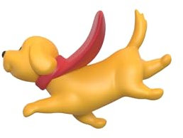 Winkee - Fahrrad Accessoire I Speichen Deko I Fahrrad Zubehör I Fahrradspeichen-Design (Hund)