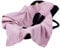 Babylux Einschlagdecke für Babyschale Autositz 80x80 cm – Sommer Babydecke aus Musselin Baumwolle – Atmungsaktiv, mit Gurtschlitzen (Rosa)