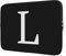 BAAGOAZ Funda para Portátil de 11 Pulgadas, Bolsa Personalizada con Inicial - Idea de Regalo, Compatible con Chromebook MacBook Ordenadores Portátiles 11, Negro-Letra L