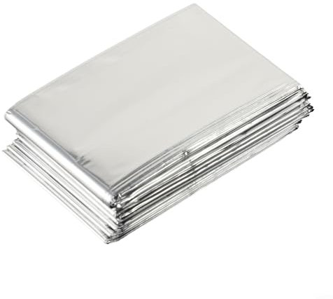 RichVibe Plant Growing Reflective Film, Silver Mylar Sheet for Greenhouse Indoor Outdoor Garden Tent Room, Light Reflector(160cm X 210cm)