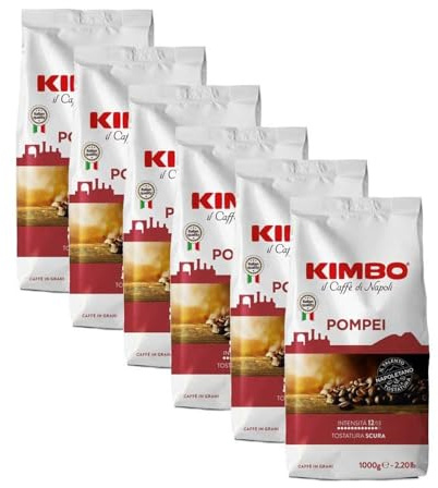 Kimbo Caffè in Grani Pompei X 6, 1 Kg