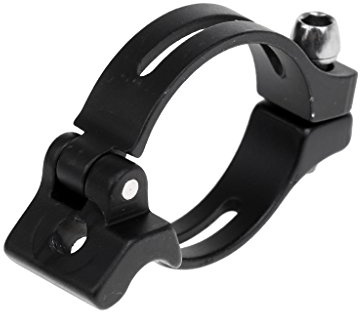 Alloy Bike Front Derailleur Clamp Mech Mount Braze-on Adapter 31.8mm Black