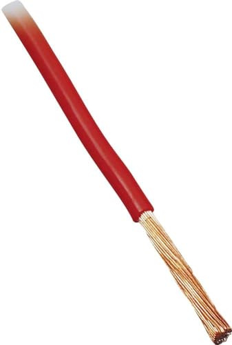 BKL ELECTRONIC 1503026/5 - Cavo per auto FLRY-B, 1 x 6 mm², 5 m, colore: Rosso