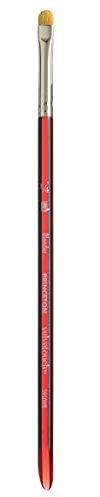 Princeton Velvetouch Artiste, Mixed-Media Brush for Acrylic, Watercolor & Oil, Series 3950 Willow's Blender Luxury Synthetic, Size 1/4