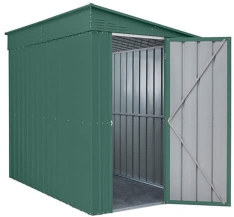Lotus 5 x 8 Lean-To Metal Shed (Green)