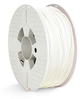 VERBATIM ABS filament 3D printing - 2.85 mm - 1 kg - high performance acrylonitrile-butadiene-styrene for material extrusion - for 3D printer and 3D pen - 3D printer filament made of ABS - white