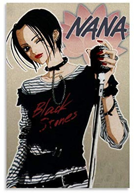 DHSJ Anime Nana Art HD-Poster, dekoratives Gemälde, Leinwand, Wandkunst, Wohnzimmer, Poster, Schlafzimmer, 20 x 30 cm