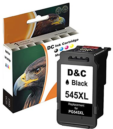 D&C PG-545XL Druckerpatronen Remanufactured für Canon 545 XL für Canon Pixma TS3150 MX495 MG2950 iP2850 MG3050 MG3051 MG2450 MG2550 MG2550S MG2555S (1x Schwarz)