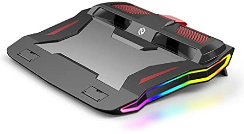 2020 Nuovo RGB Gaming Laptop Cooler Regolabile Notebook Stand 3000 RPM Potente Flusso D'aria Raffreddamento Pad Per 12-17 pollici Laptop stampo Cleaner per Tilesmold vernice per wallsmould Remover