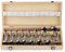 Vearter 16PCS 6-54mm hoher Kohlenstoffstahl Foster Bits Holzbearbeitungswerkzeuge Lochsägenfräser Scharnierbits Rundschaftbohrer