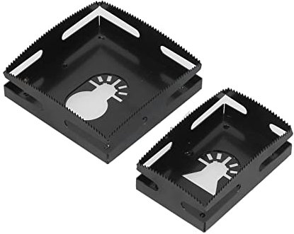 Plasterboard Cutter, Box Cutter, Square Slot Cutter Tool Electrical Boxes Stainless Steel Electrical Wall Outlet Cutters Cutter Plasterboard Tools for Metal Wood Plastic