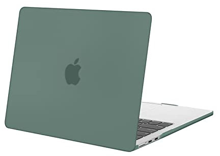 MOSISO Compatible with MacBook Air 13.6 inch Case M4 M3 M2 A3240 A3113 A2681, Protective Hard Shell Cover for MacBook Air Case M4 M3 M2 13 inch Touch ID 2025 2024 2023 2022 Release, Emerald Green