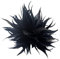 F Fityle Dames Plume Broche Vêtements Accessoires Costumes Fascinators pour Halloween Mariage, Noir