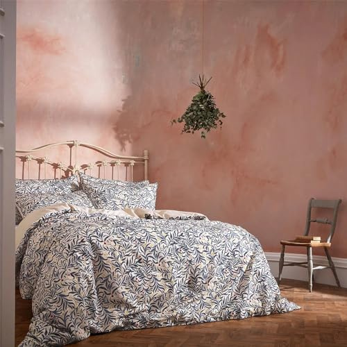 Edinburgh Weavers EW Malory Duvet Cover Set, Navy, Double
