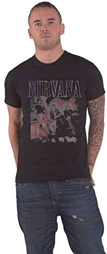 Nirvana T Shirt Cabaret Metro Flyer Band Logo Official Unisex Black XL