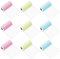 Thermopapier 9 Rollen Bunt Thermodruckpapier Selbstklebend Thermo Druckerpapier Rollen, Peripage Thermopapier Aufkleber für PeriPage P1 Mini Fotodrucker Etiketten (57 x 30mm)